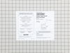 Owners Manual – Part Number: 917181630