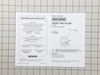 Owners Manual – Part Number: 917186029