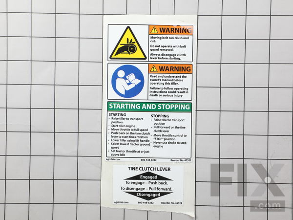 11996927-1-M-Craftsman-HA20942-Caution Decal