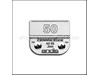 Blade Size: 50(1/125"-0.2mm) – Part Number: 64355