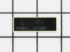 Prime/Spray Label – Part Number: 0516801