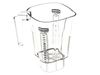 Eastman Stackable Container – Part Number: 033626