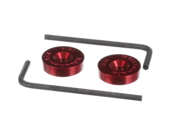 12069805-1-M-Whirlpool-W10846207-Kitchen Aid Handle Medallions (Red)