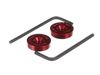 12069805-2-S-Whirlpool-W10846207-Kitchen Aid Handle Medallions (Red)