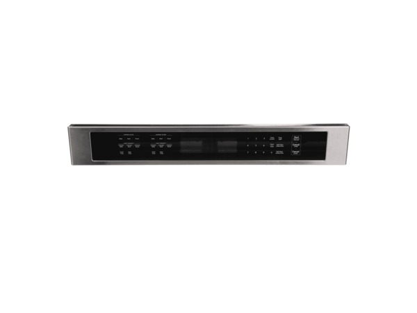 12070610-1-M-Whirlpool-W11086141-User Interface Control Board Overlay Panel Silver