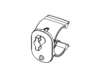 HOLDER HOSE-OUTLET;DW9900M,PP,BLACK,RM60 – Part Number: DD61-00598A