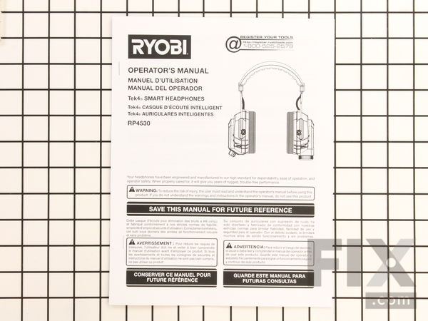 12090706-1-M-Ryobi-987000665-Manual Operators Rp4530