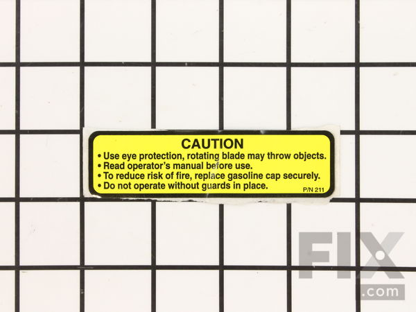12092104-1-M-Little Wonder-211-Caution Label