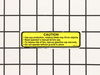 Caution Label – Part Number: 211