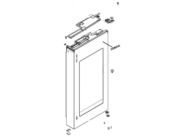12115461-1-M-Samsung-DA82-02345C-A/S Assembly-PACKING DOOR REF RIGHT;RF8000MC