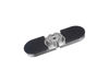 Assembly BURNER AND END CAP DUAL OVAL – Part Number: WB16X28965
