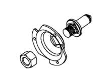 KIT SHAFT BRACKET AND NU – Part Number: WE01X24495