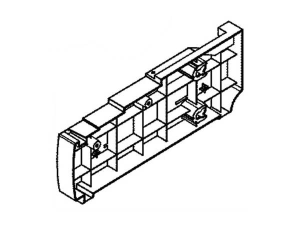 12173087-1-M-GE-WR72X24401- SUPPORT SIDE Right Hand