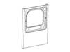 Dryer front panel – Part Number: WE20X20322