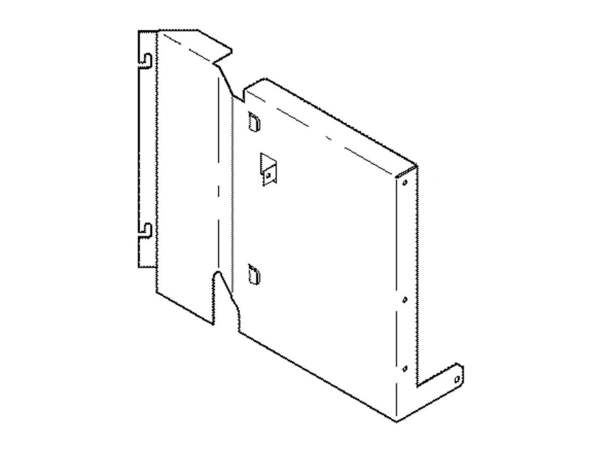 12227983-1-M-GE-WR17X23449- Baffle Left Hand