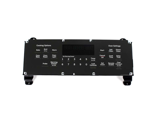 12295186-1-M-GE-WB27X28604- OVEN CONTROL AND OVERLAY Assembly