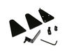 12344819-2-S-GE-WR13X25150- Left Hand HINGE & DOOR STOP KIT