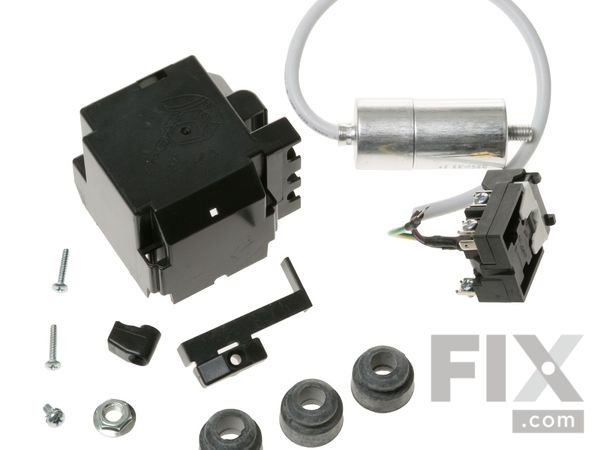 12345445-1-M-GE-WR87X27758-REFRIGERATOR RELAY & OVERLOAD KIT