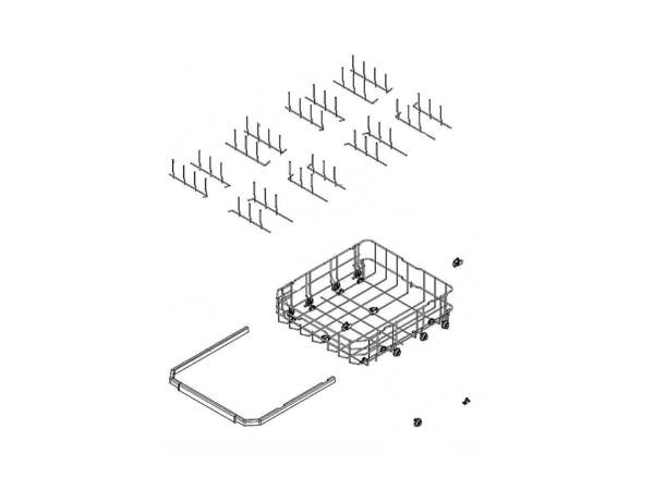 12374467-1-M-LG-AHB73129107-RACK ASSEMBLY
