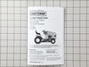 Lawn Tractor Owner's Manual – Part Number: 588806926
