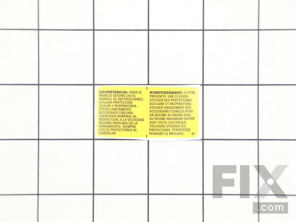 12508902-1-M-DeWALT-N499162-LABEL WARNING FR/SP
