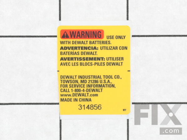 12529408-1-M-DeWALT-N439105-WARNING LABEL