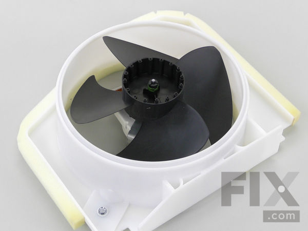 12577798-1-M-GE-WR60X29573-CONDENSER FAN & HOUSING