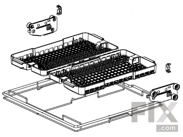 12580278-1-M-LG-AHB34434803-RACK ASSEMBLY