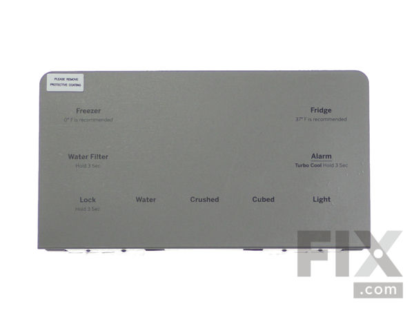 12583195-1-M-GE-WR55X30121-CONTROL DISPLAY STAINLESS STEEL