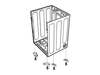 CABINET ASSEMBLY – Part Number: ABJ34640617