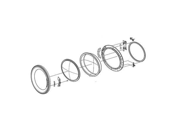 12588454-1-M-LG-ADC72301111-DOOR ASSEMBLY