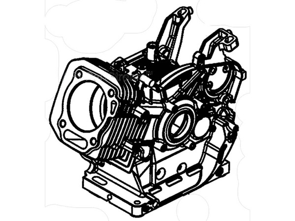 12598660-1-M-Generac-0J5863A111-Crankcase sub assy.