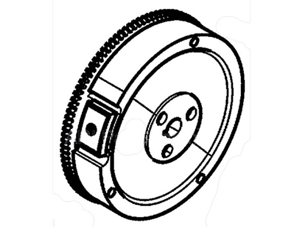 12598675-1-M-Generac-0J5863A120-Flywheel assy.