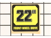 Decal, 22 Front Wheel Drive B – Part Number: 7103962YP