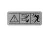Label-rider safety o – Part Number: 777S35375