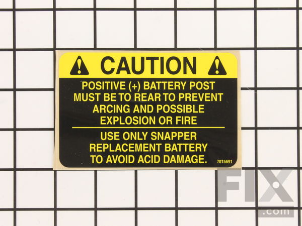 12656396-1-M-Briggs and Stratton-7015691YP-Decal battery cautio