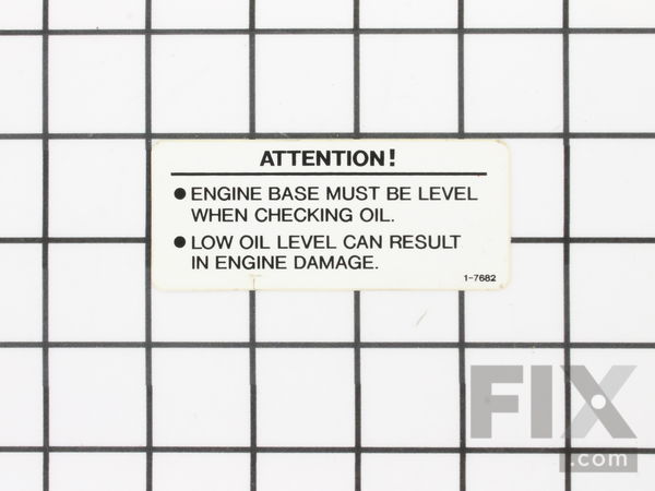 12656740-1-M-Briggs and Stratton-7017682YP-Decal engine oil