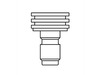 Nozzle-red quick connect – Part Number: 709745