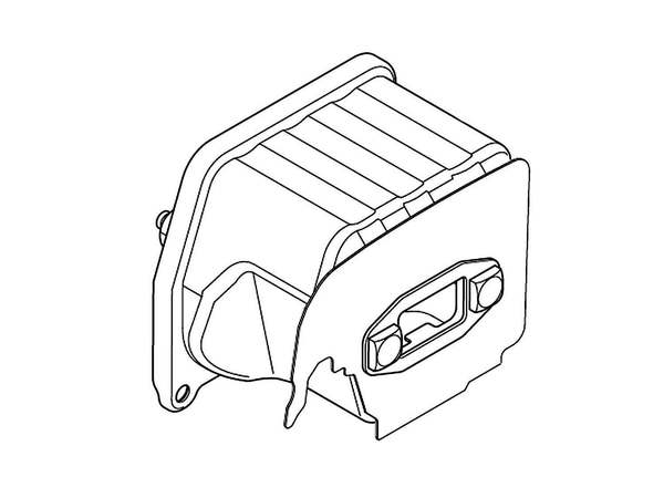 12681409-1-M-MTD-953-08106-Muffler asm:chainsaw