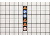 Label boom warning icons – Part Number: 940657032