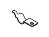 Bracket-support peda – Part Number: 783-06641A