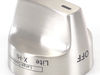 STAINLESS STEEL RANGE CONTROL KNOB – Part Number: WB03X31774