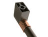 BLACK STAINLESS RANGE HANDLE W/ CAFI BAN – Part Number: WB15X31963