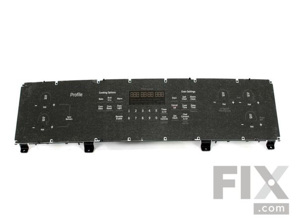 12725909-1-M-GE-WB27X33128-OVEN CONTROL AND OVERLAY ASM