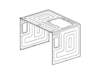 OUTER CASE FLAT – Part Number: WB56X32578