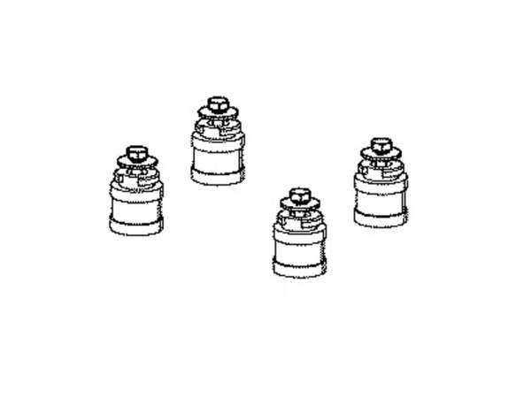 12743878-1-M-GE-WR02X32074-COMPRESSOR MOUNTING HARDWARE