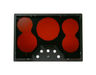 Black Stainless Maintop Glass & Frame  A – Part Number: WB62X33688