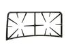 Double Burner Grate - Black - Left Side – Part Number: WB31K10182