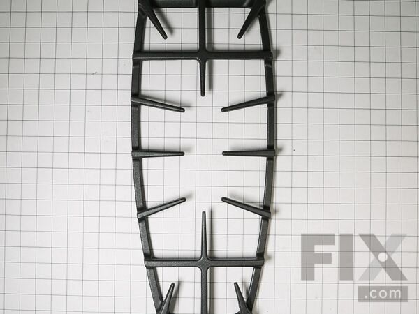 1481354-1-M-GE-WB31K10189        -Double Burner Grate - Middle - Black