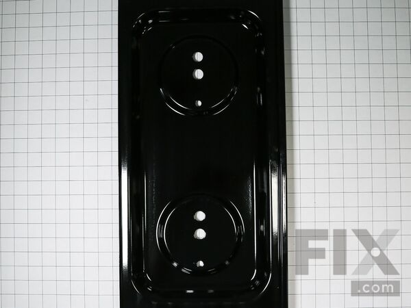 1481372-1-M-GE-WB32X10072        -Double Burner Pan - Left Side